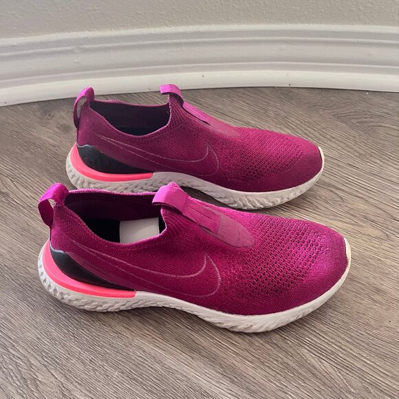 Nike Epic Phantom React Flyknit shoes sneakers Women's size 8 - Picture 2 of 5